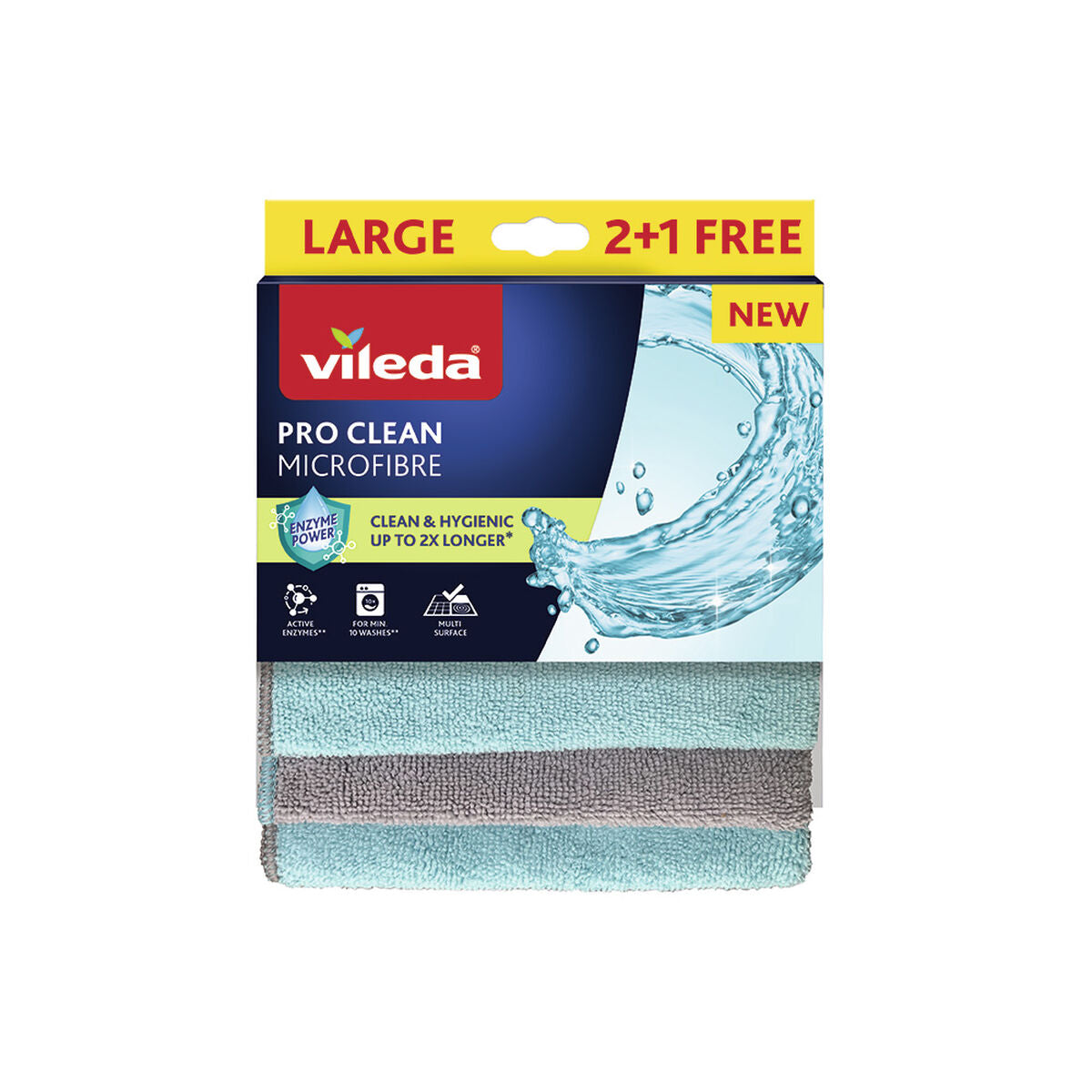 Bayeta de cocina Vileda | Paño absorbente y resistente para limpieza del hogar-0