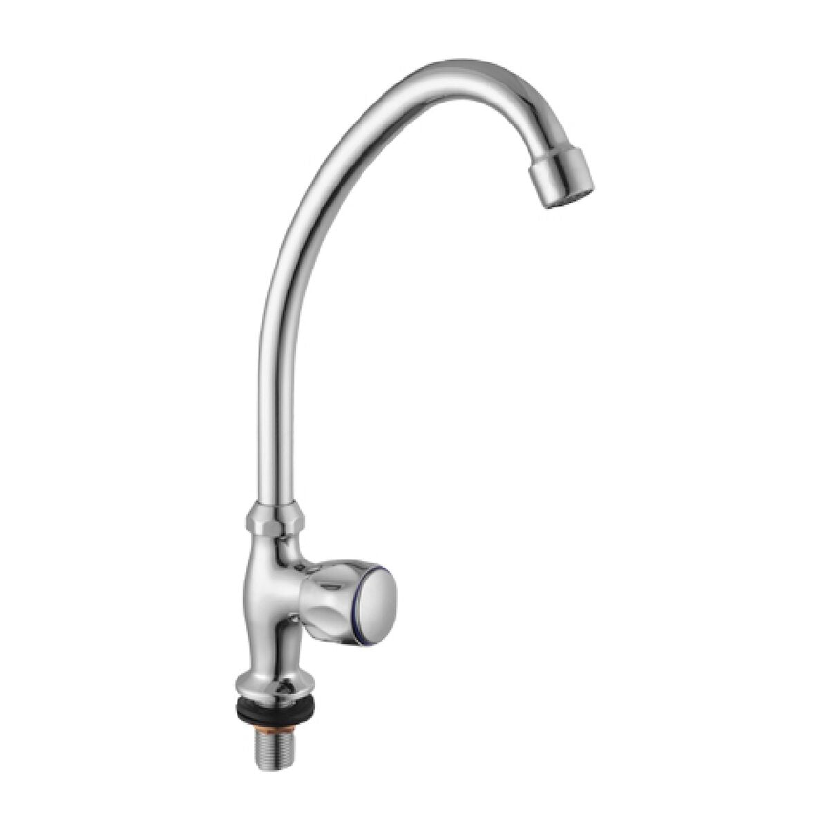 Grifo de cocina Fontastock de zinc | Mezclador resistente y funcional para cocina moderna-0