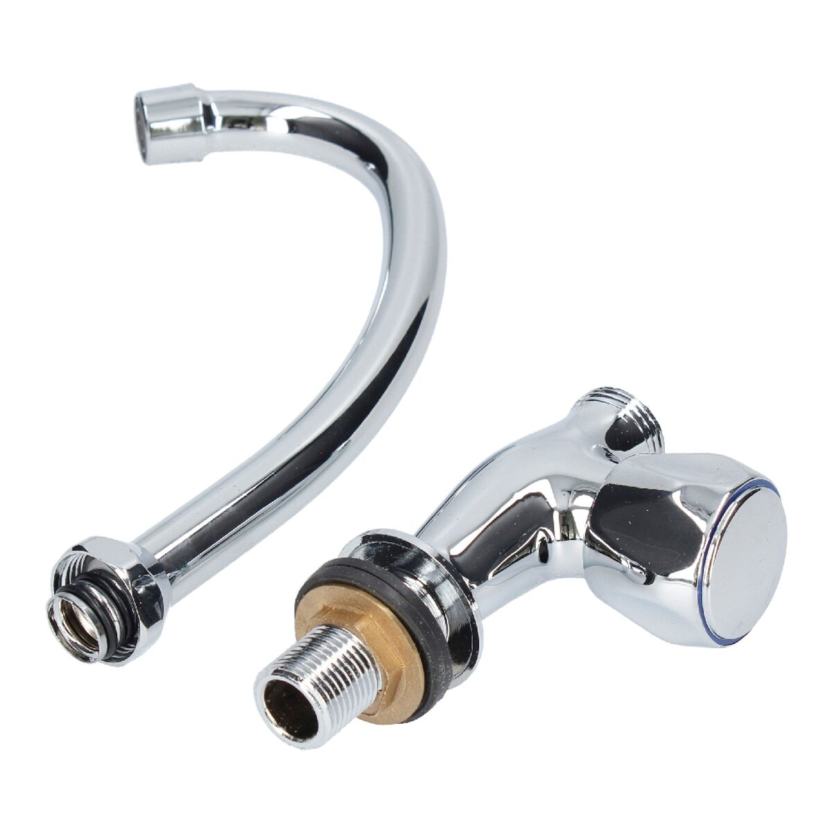 Grifo de cocina Fontastock de zinc | Mezclador resistente y funcional para cocina moderna-5