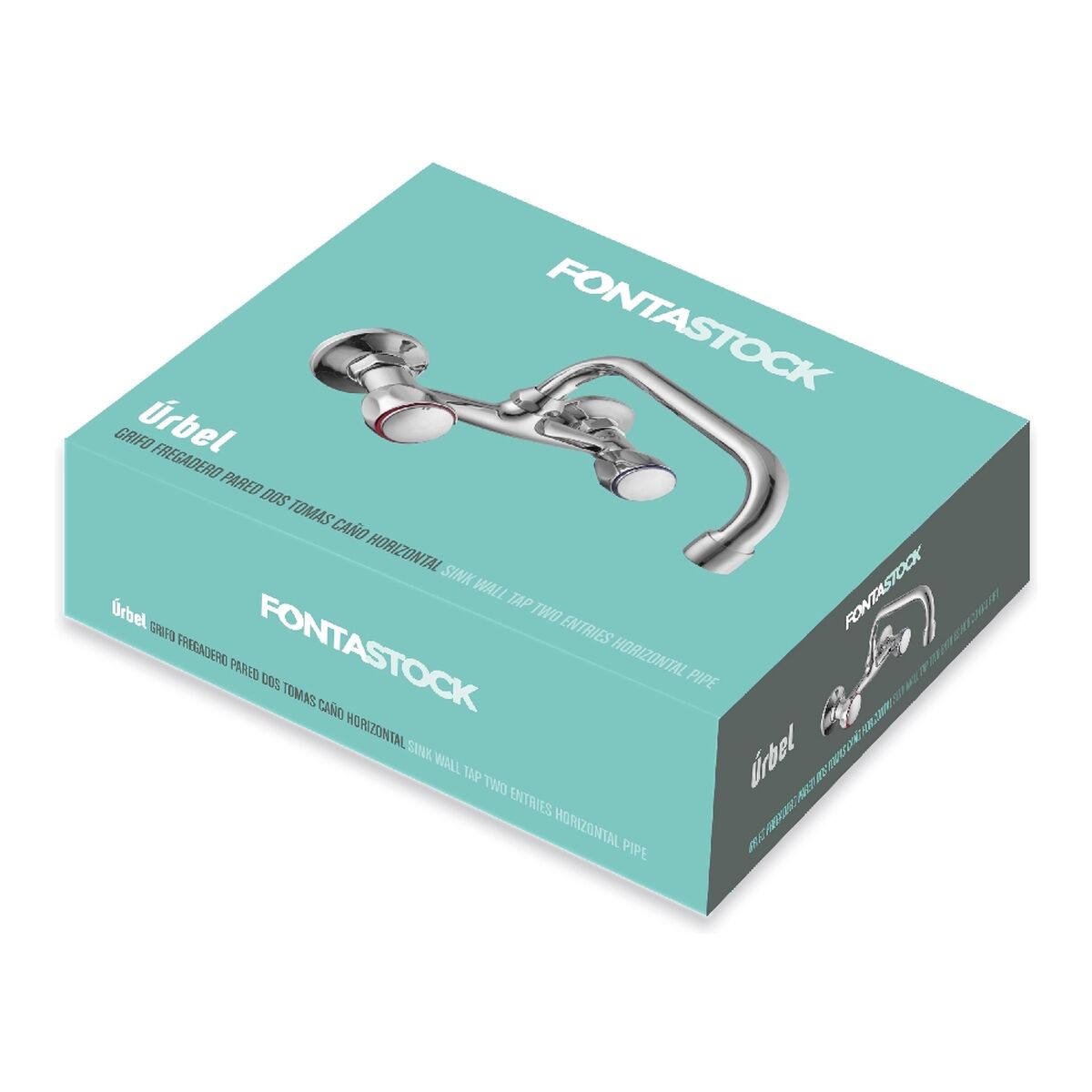 Grifo de cocina Fontastock de zinc | Mezclador resistente, funcional y fácil de instalar-1