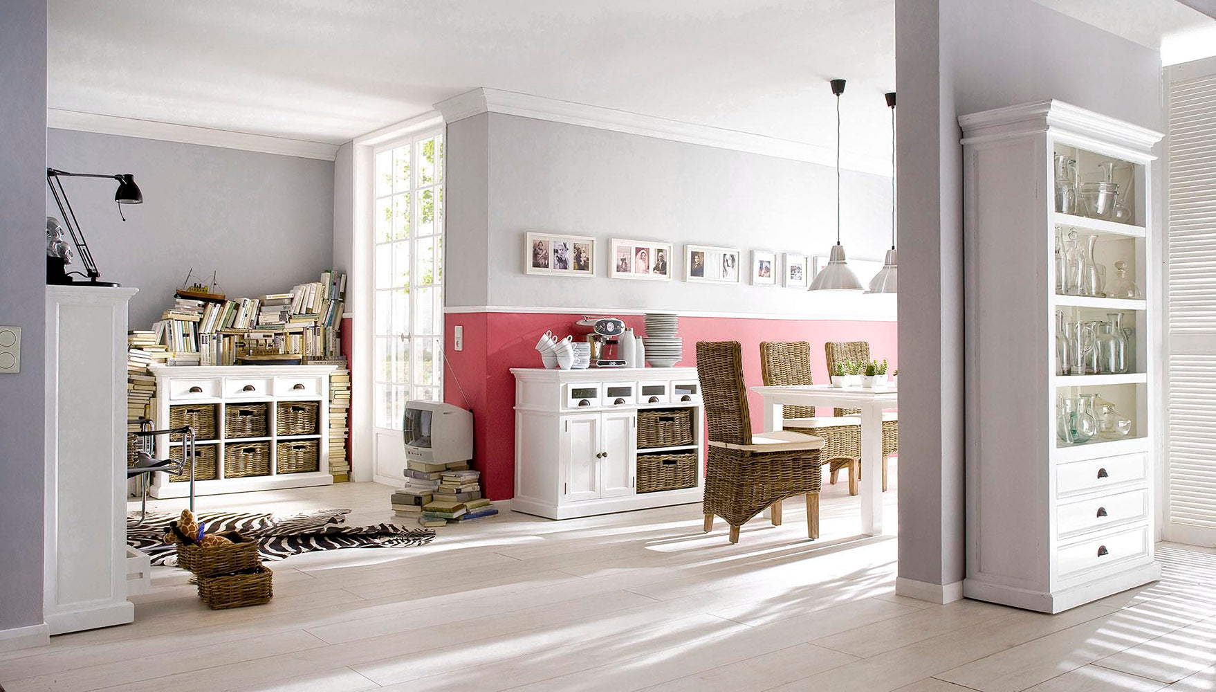 Aparador de cocina NNENVS | Mueble auxiliar para almacenamiento y organización de cocina-1