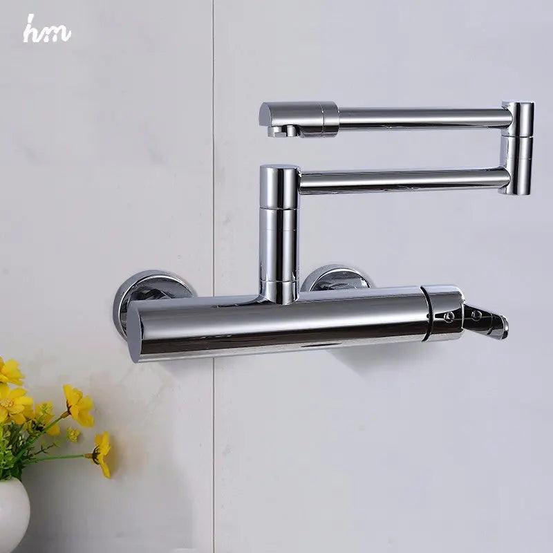 Grifo plegable para fregadero de cocina | Ahorra espacio con diseño moderno y giratorio-3