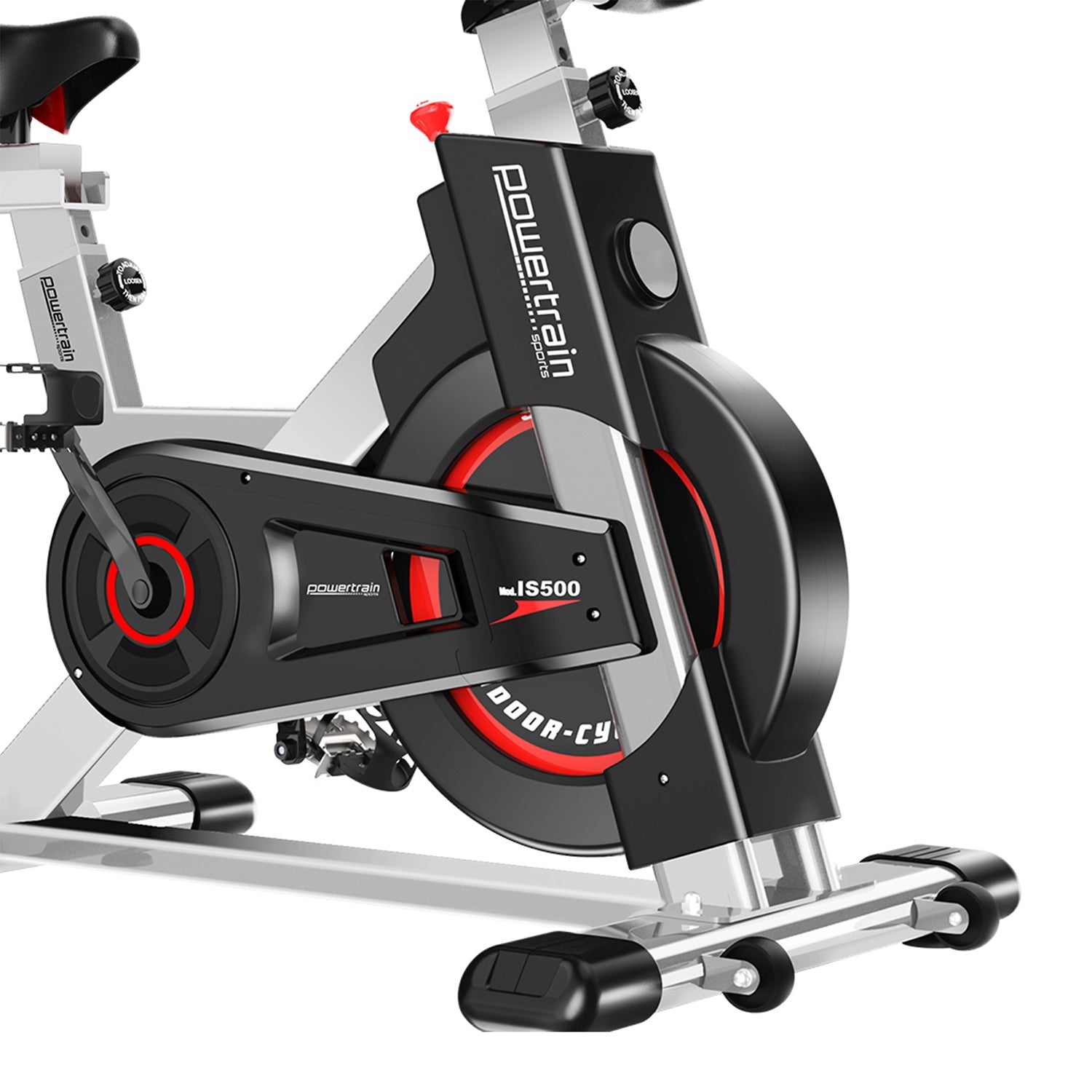 NNEDSZ IS-500 Heavy-Duty Exercise Spin Bike Electroplated - Silver-1