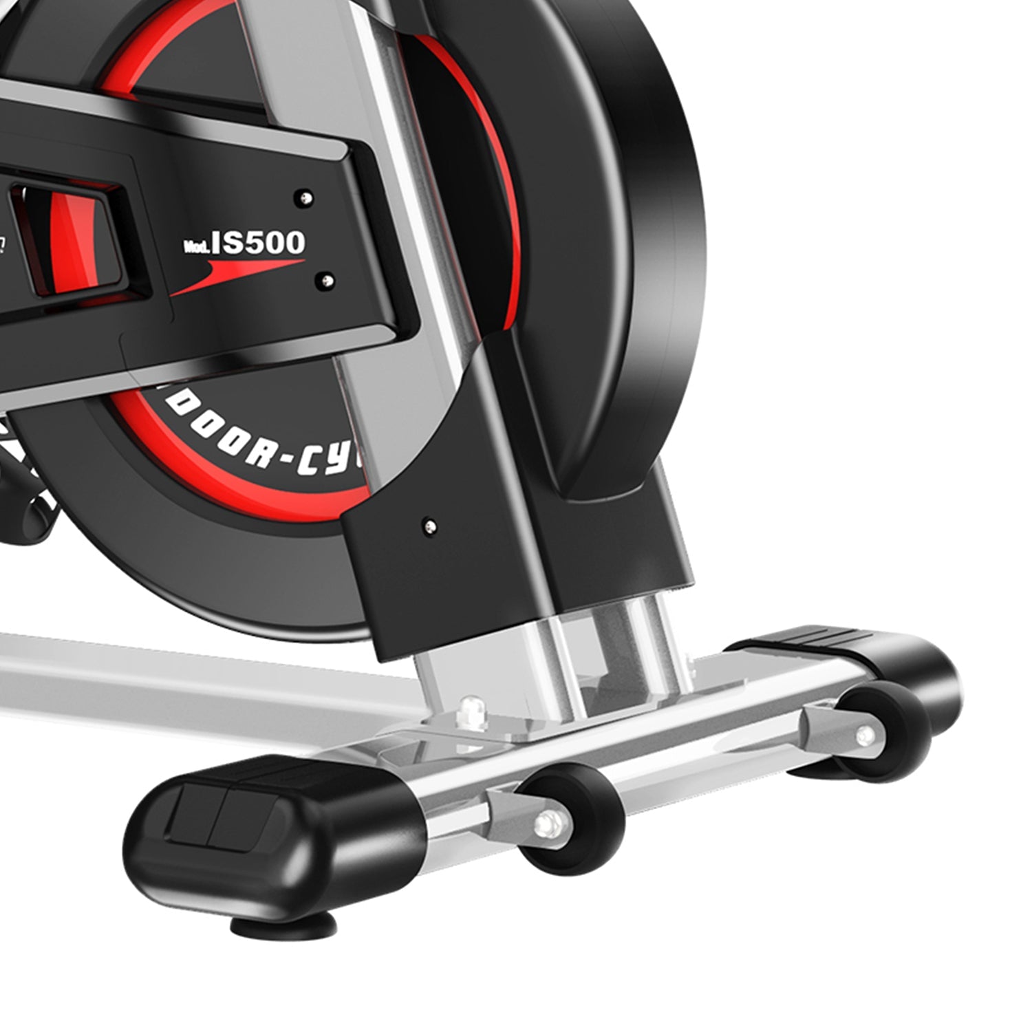 NNEDSZ IS-500 Heavy-Duty Exercise Spin Bike Electroplated - Silver-2