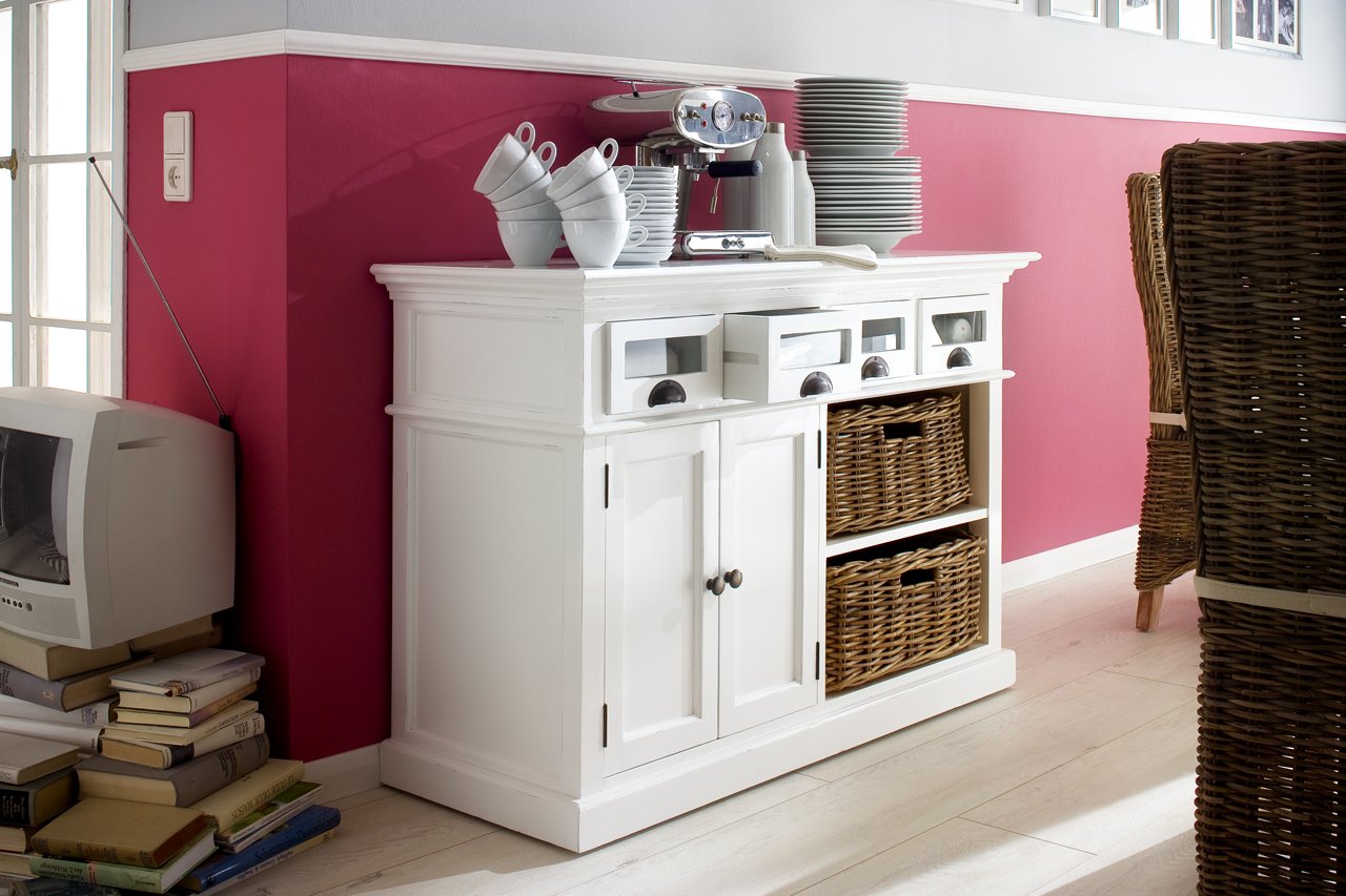 Aparador de cocina NNENVS | Mueble auxiliar para almacenamiento y organización de cocina-2